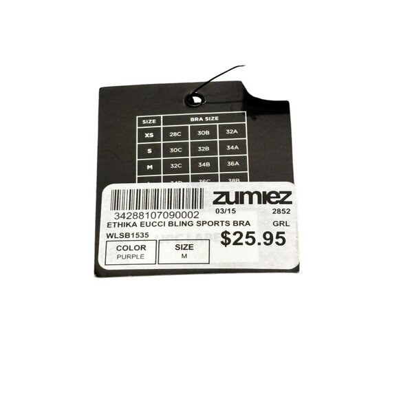 Set Of 2 Ethika Eucci Bling Sports Bras Size M Multicolor Racerback Stylish - Picture 2 of 9